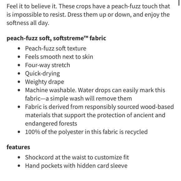 Lululemon Softstreme High-Rise Straight Leg Crop Black 24” Size 4 New With Tag - Picture 11 of 12